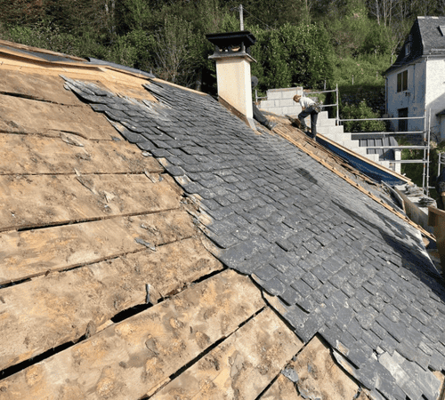 travaux de rénovation de toiture à pau
